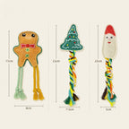 Duidui Christmas Collection – Natural Loofah Cat Toys with Catnip, Christmas Cat Toys, Chew & Enrichment Toys